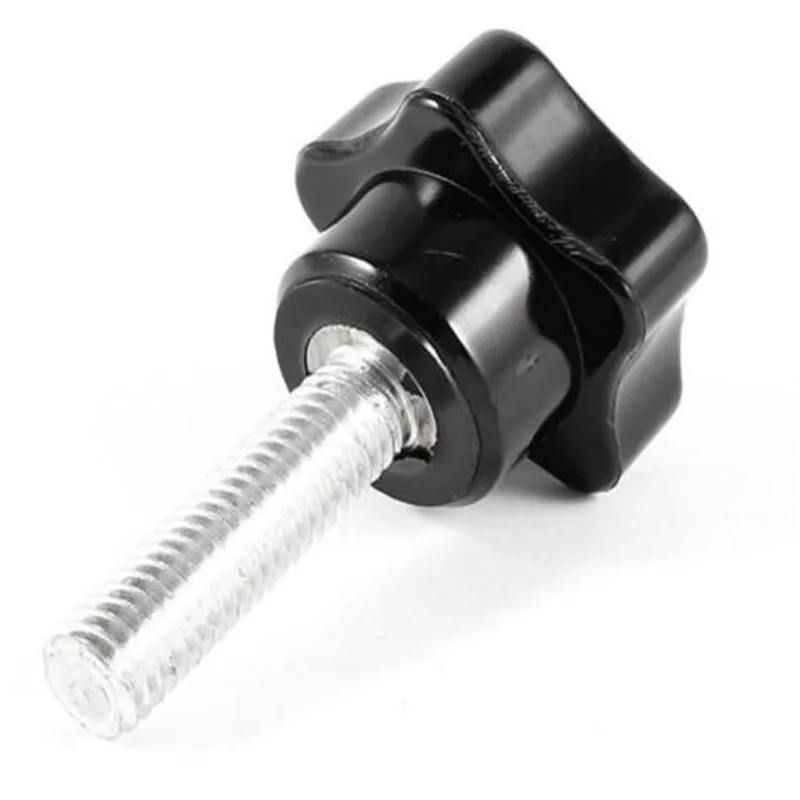 M6 M6x30mm черный металла в форме звезды наружная резьба зажимая голову ручка винт X2 |