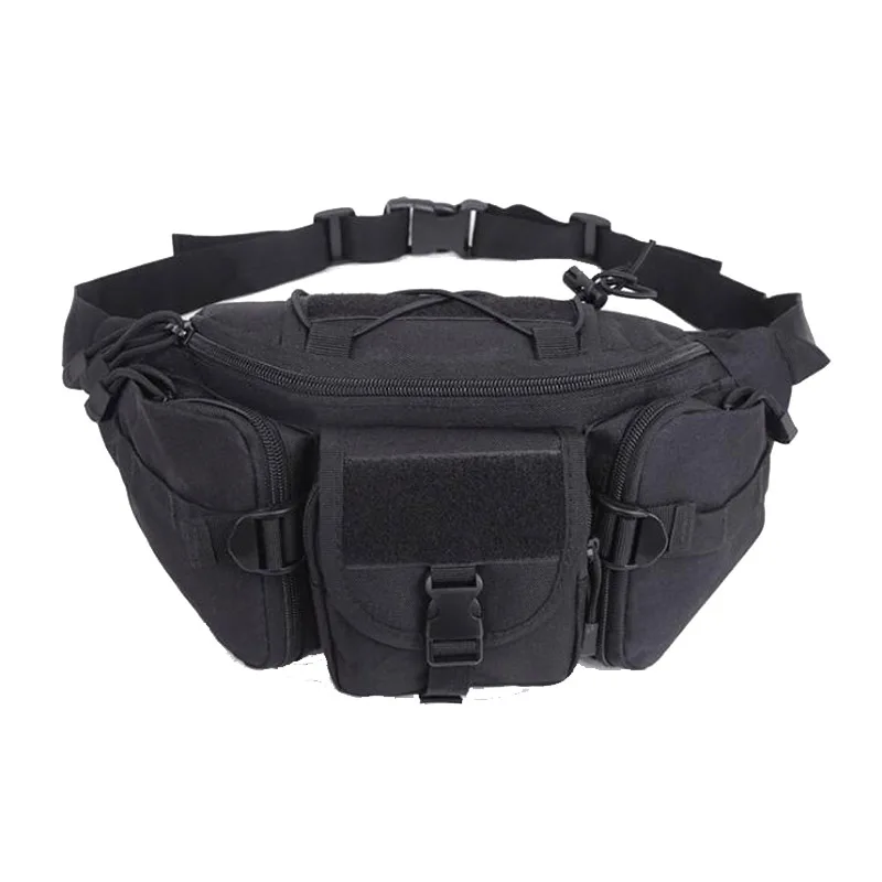 Tactical Molle Waist Bag Military Belt Pouch Pack Running Riding Travel Pocket Outdoor Sport Camping Hiking Hunting Accessories | Спорт и