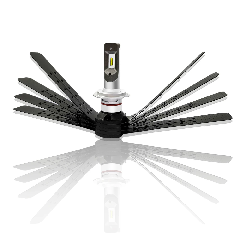 Яркая Автомобильная фара s светодиодный H7 H4 H8/H9/H11 9005 9006 H1 880 чипы cree автомобильная