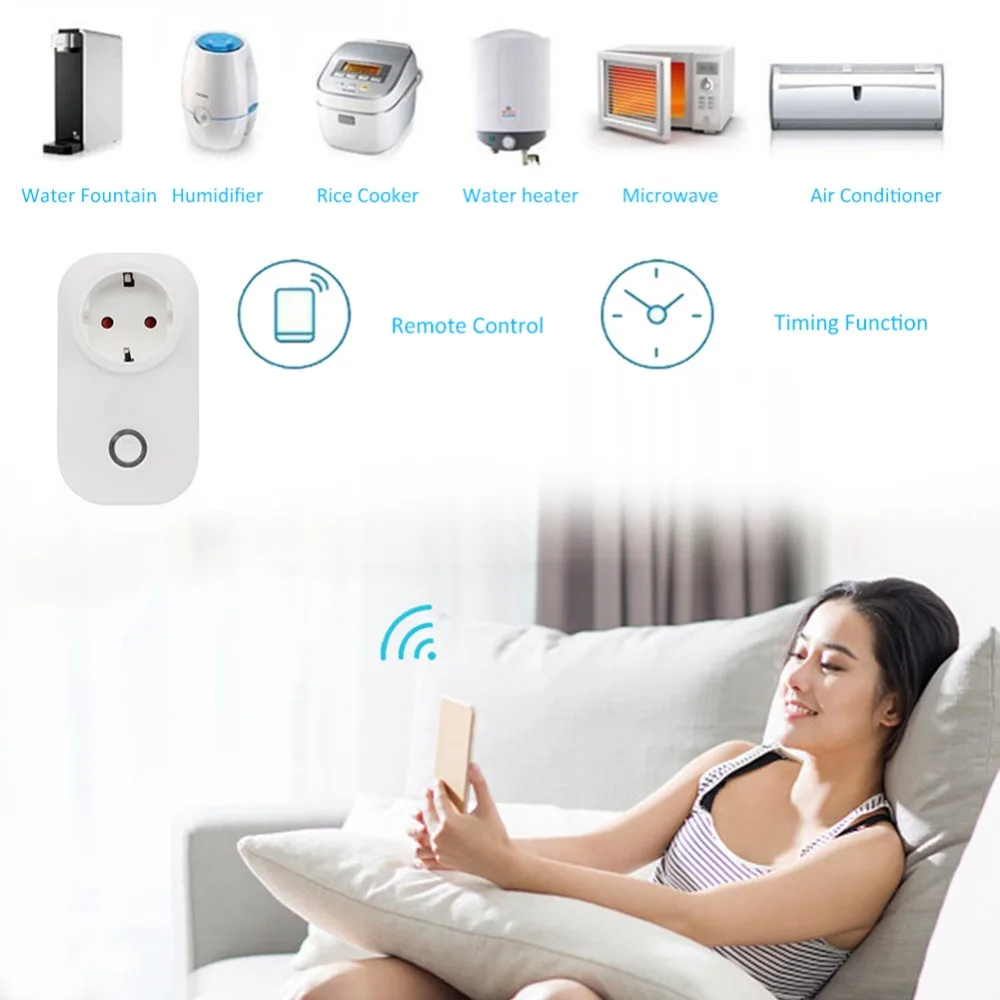 INQMEGA умная розетка с Wi Fi дистанционное беспроводное приложение пульт
