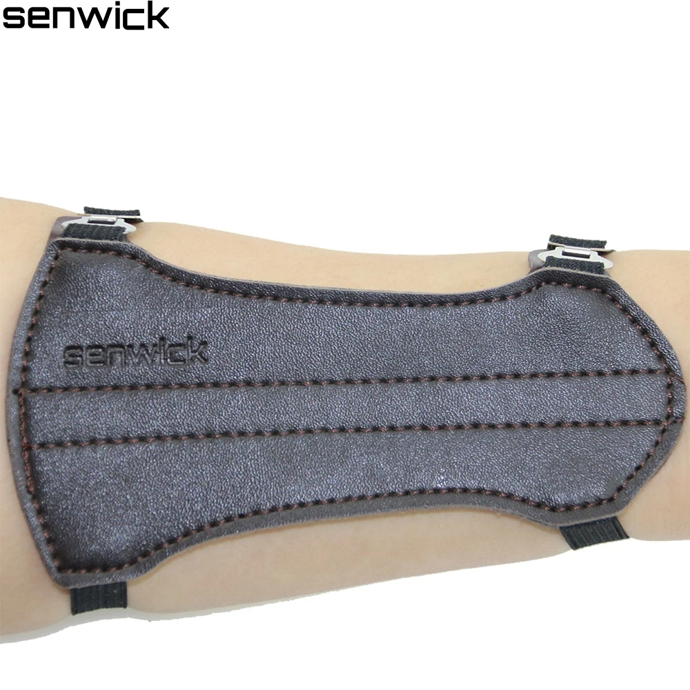 Новый Черный Удобная эластичный пояс Кожаный Ремешок 3 Целевая Стрельба Из Лука