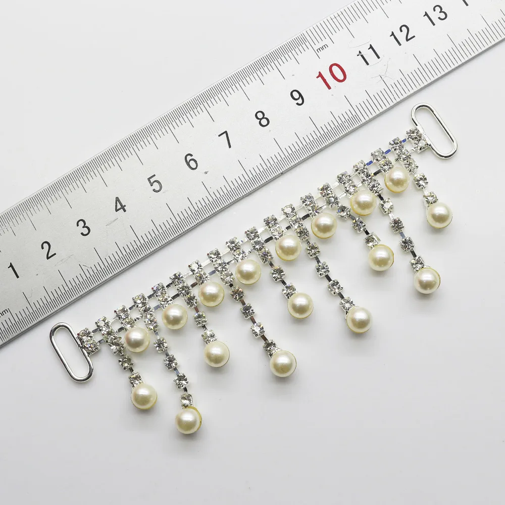 Горячая Распродажа 2 шт. 108 мм жемчужная Стразы Соединительные элементы для