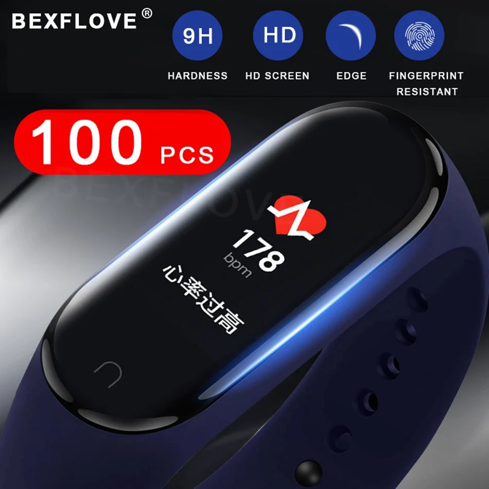 Защитная пленка для экрана Xiomi Mi Band 4 смарт-браслета Xiaomi Защита MiBand не закаленное