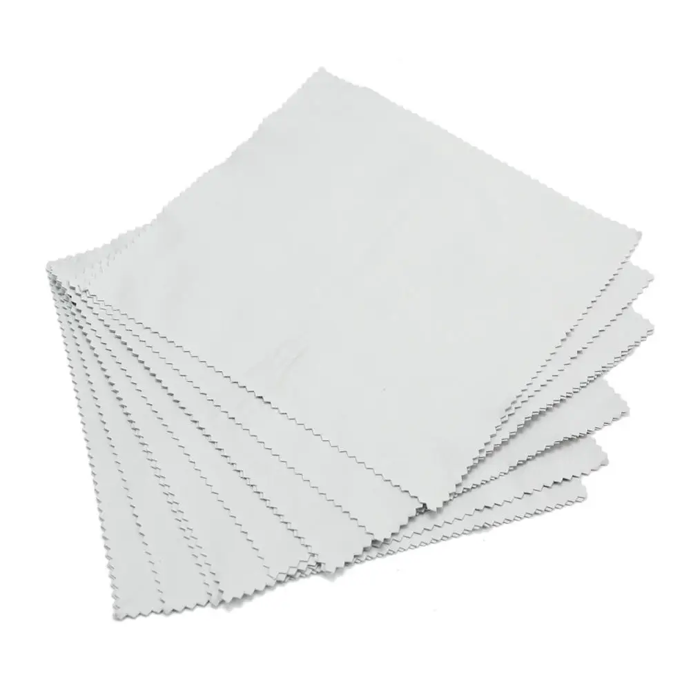 Шт. 10 шт. практические Протрите ткань для полировки ювелирных изделий цвета: