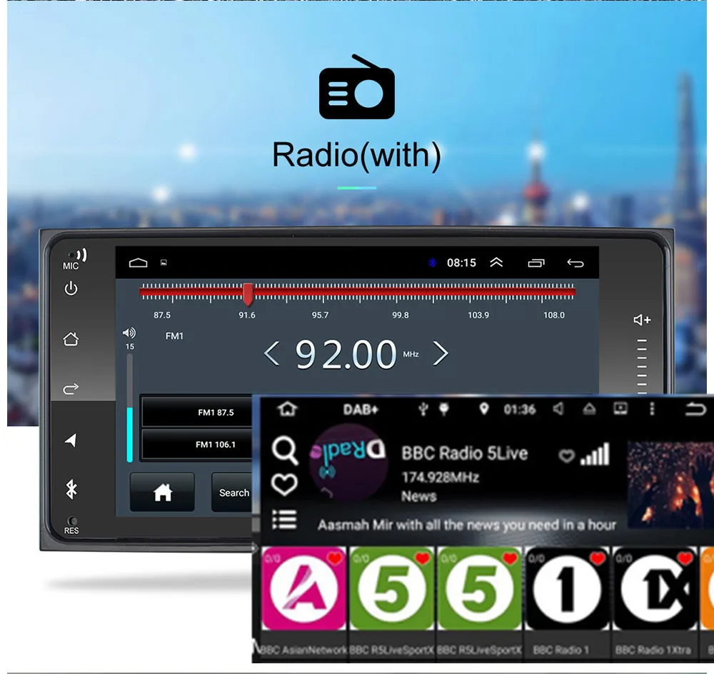Android 8,1 автомобильный dvd-плеер для Toyota Corolla Camry Highlander 2din автомобильный Радио gps навигация WiFi зеркальное соединение мультимедийный плеер