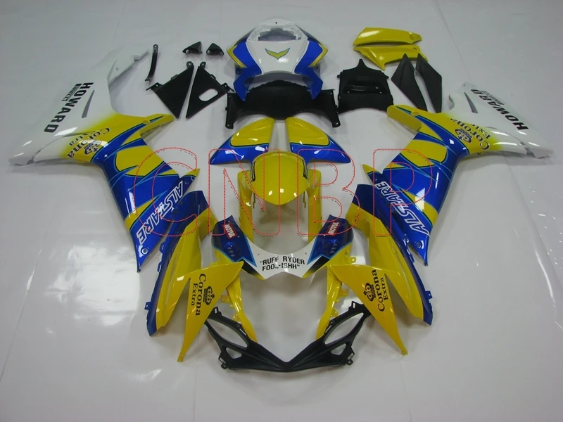 Abs обтекатель GSX R750 2011 2015 K11 желтый синий наборы тела для Suzuki GSXR600 2012 Обтекатели R 750