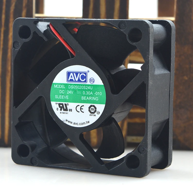 1 шт. Бесплатная доставка AVC 5 см 50*50*20 24 В 0,30a DS05020S24U двухпроводной инверторный охлаждающий вентилятор