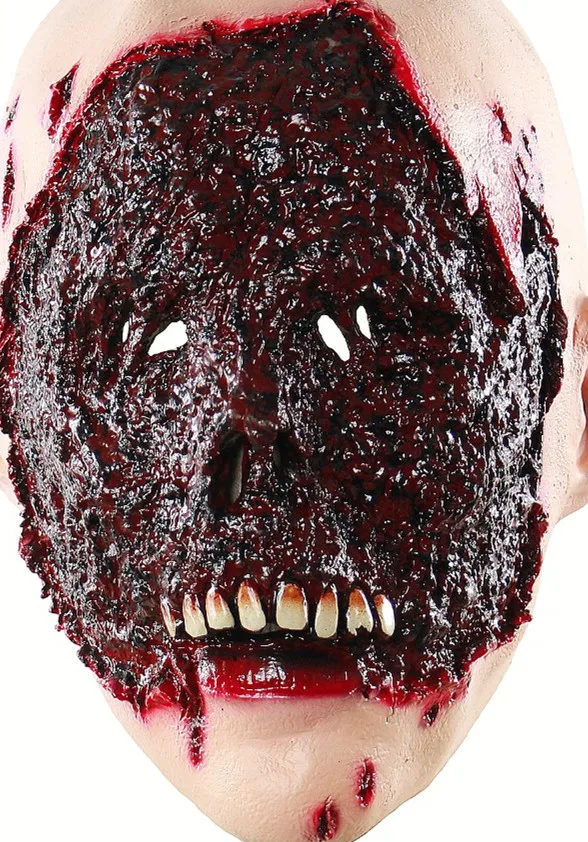 Хэллоуин зомби латекс страшная отвратительная на все лицо рождественское жуткое