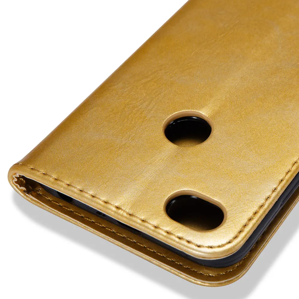 Чехол книжка из искусственной кожи с подставкой для Xiaomi 5S 5X F1 Gold butterfly узором