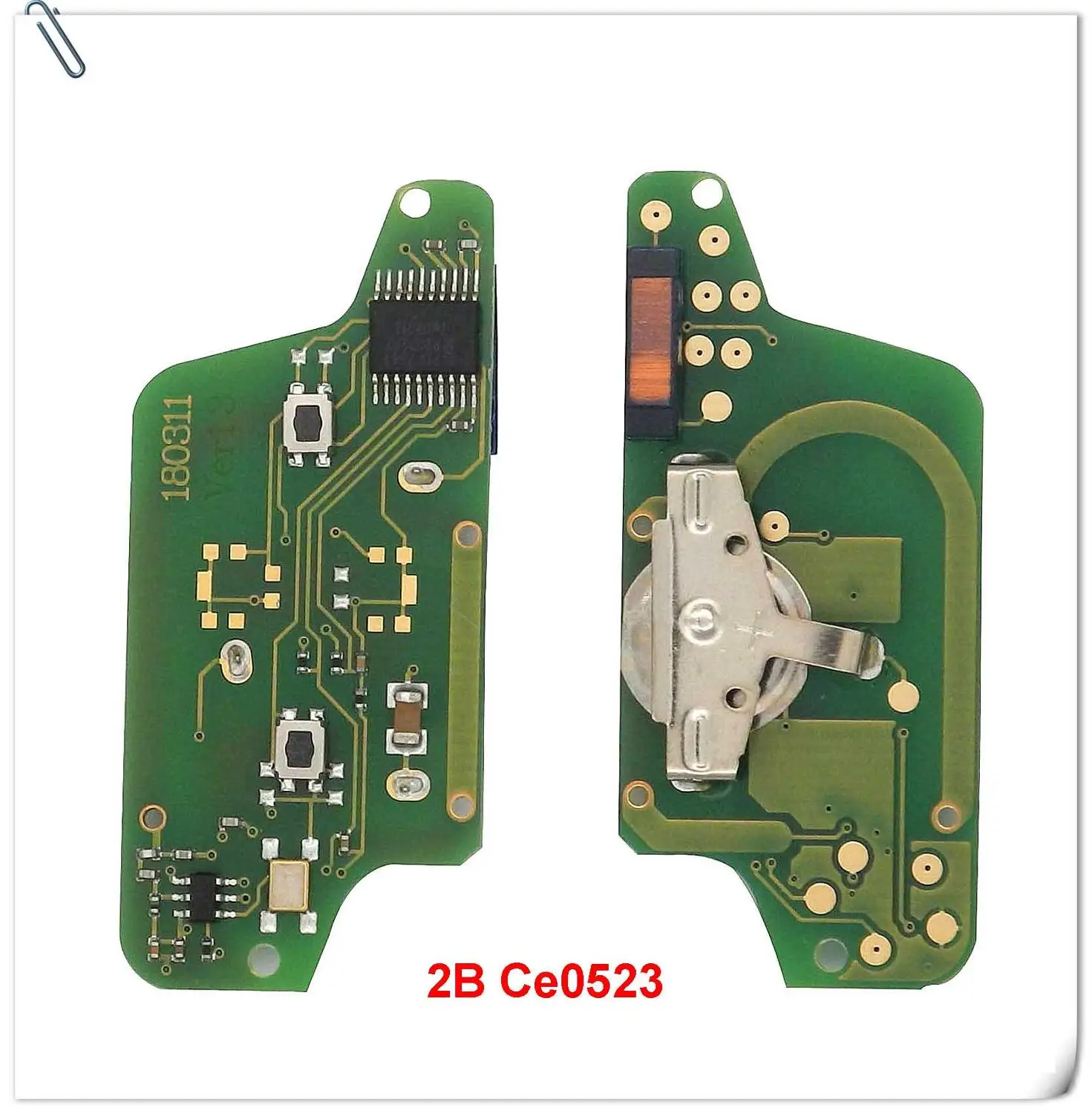 2B CE523 Jingyuqin 50p 2/3B спросить с 7961/7941 электронная доска CE0536/523 для peugeot 307 308 408 407 207 Citroen C2 C3 C4 Пикассо - Количество кнопок: 2B CE523