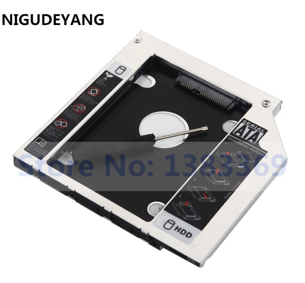 NIGUDEYANG SATA 2nd жесткий диск HDD SSD Tray Caddy для Lenovo IdeaPad B50 80 110 14ISK 320 14ISK|Корпус жесткого