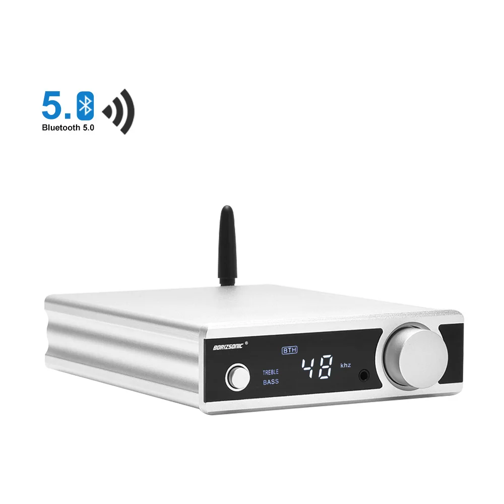 

BRZHIFI HiFi Stereo Bluetooth 5.0 TDA7498 Power Amplifier With Active Subwoofer Headphone Amp USB/OPT/COAX DAC Decoder