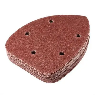 10 шт. треугольные шлифовальные диски 90 мм 6 отверстий|sand paper|sanding papersanding sheets |
