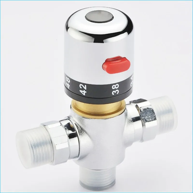 

Термостатический смесительный клапан из латуни, клапаны для душа на солнечной батарее, термостатический смеситель для душа, бесплатная доставка J14239