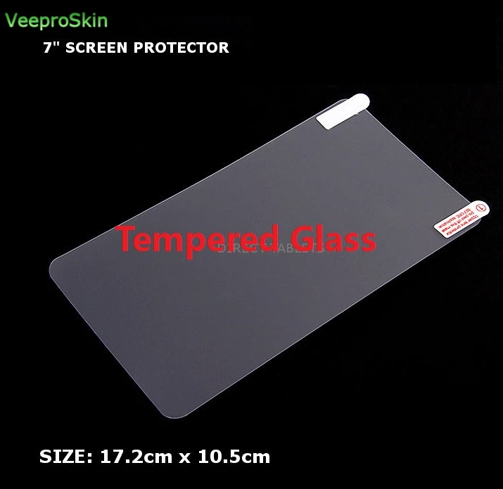 

7 INCH For Allwinner A10/ A13/ A33 / A70/ A73 / B820/ R700/ T52/ V8/ Q8/Q88 Tablet 9H Real Glass Screen Protector 173*105mm