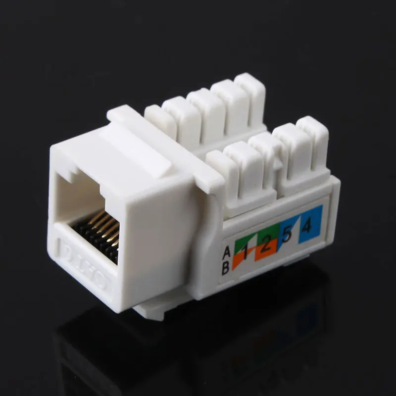 10 шт./лот CAT6 RJ45 110 Punch Down Keystone Network Ethernet Jack #53089|rj45 punch|rj45 punch downnetwork down |