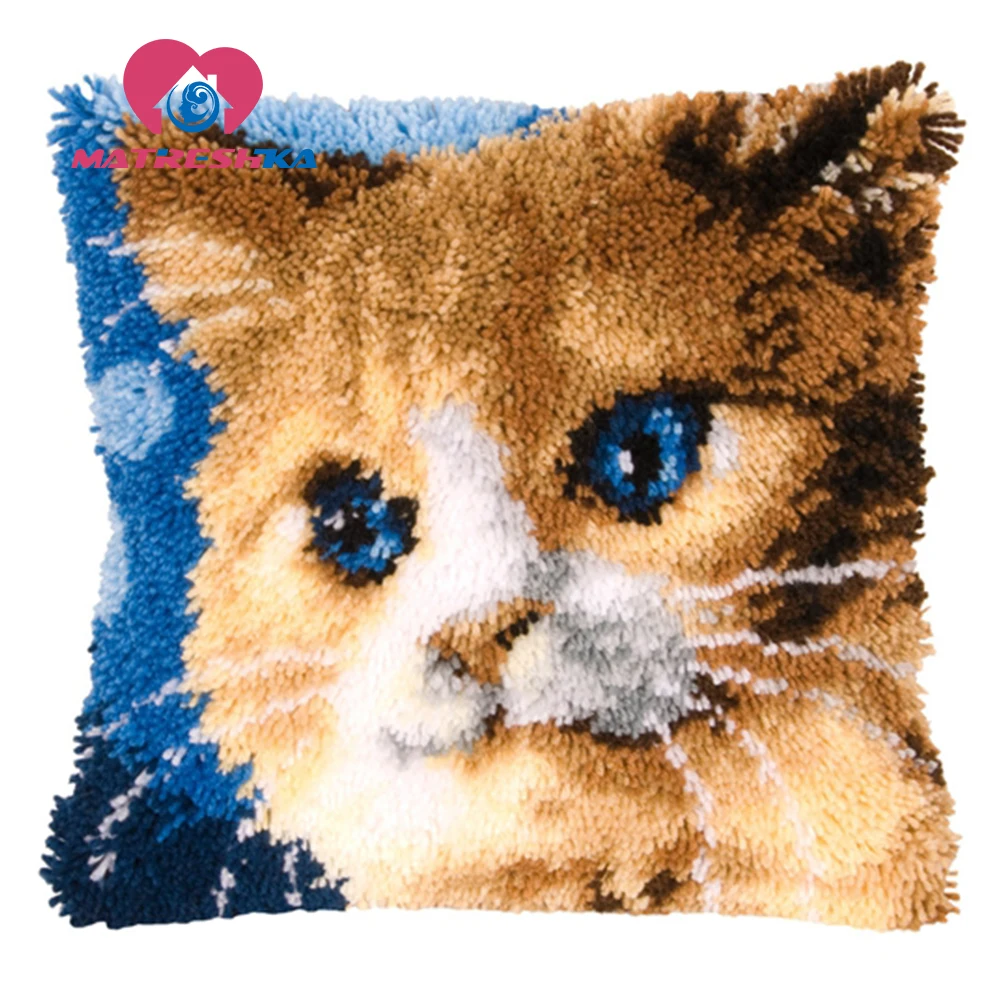 Крюк с защелкой ковер комплекты кнопка посылка иглы для ковра вышивкой в виде