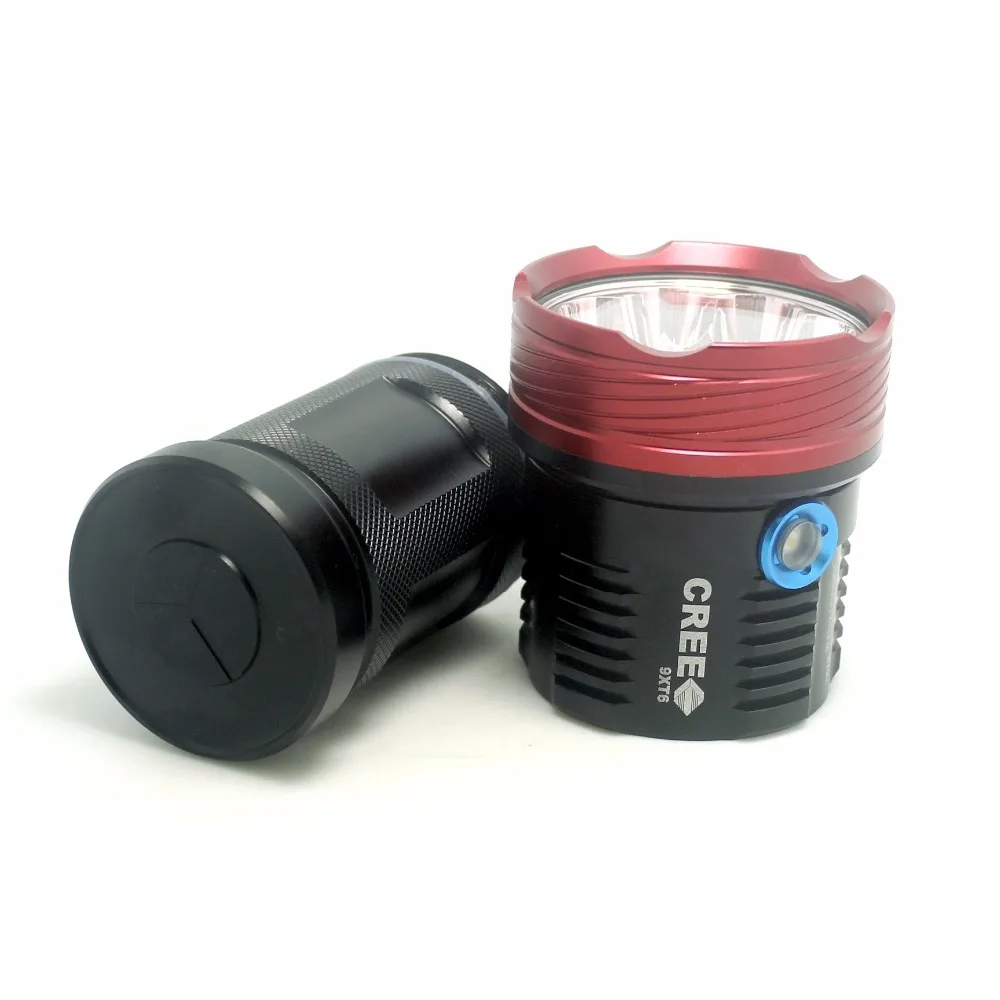 Король-светодиодный фонарик Tinhofire 9T6 15000 люмен 9 светодиодов CREE XM-L T6 для кемпинга