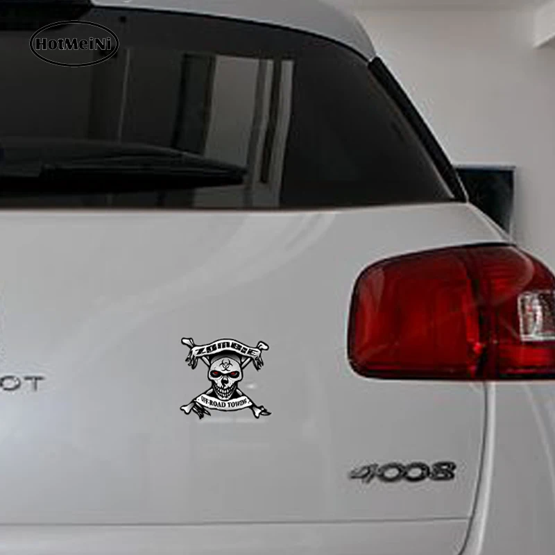 HotMeiNi автомобильные аксессуары Zombie внедорожные буксировочные наклейки на кости с