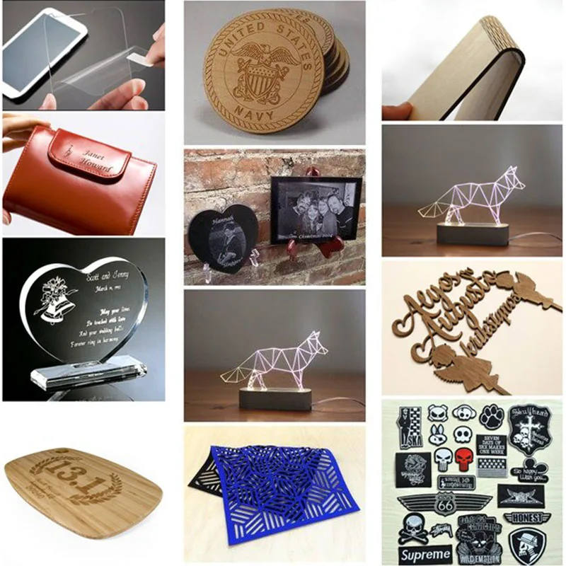 Новый тип TS6090 лазерный гравер 100 Вт ruida поддержка USB флэш памяти длинные материалы