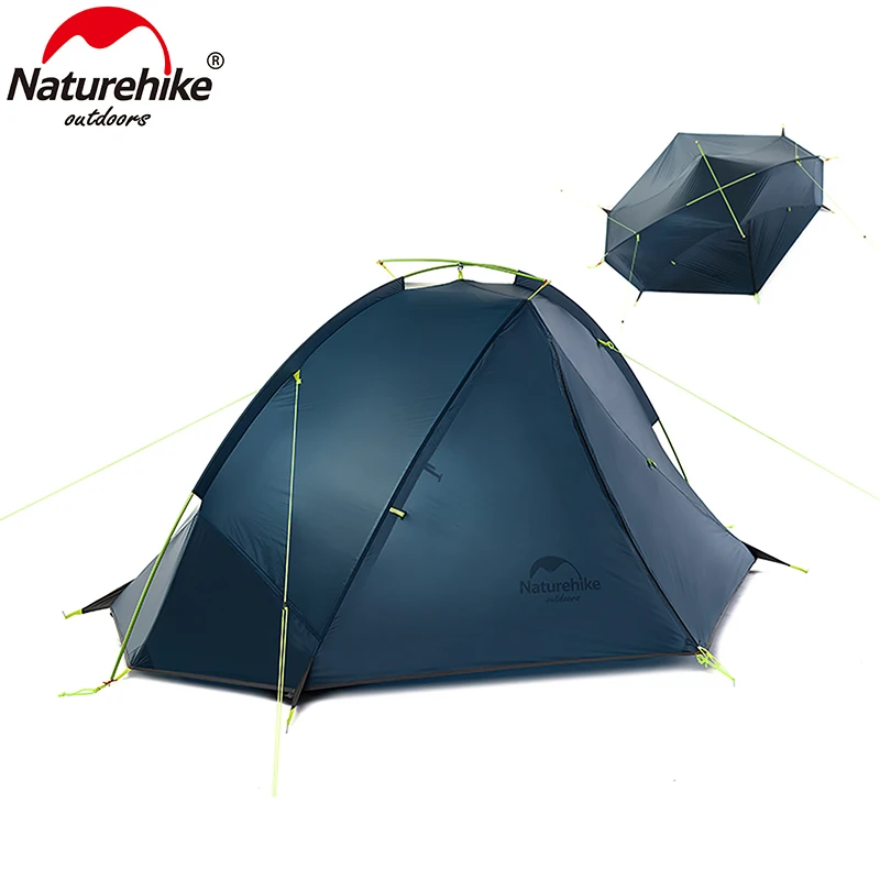 Naturehike 1/2 человек портативный тент Pro 20D силиконовая ткань водонепроницаемый