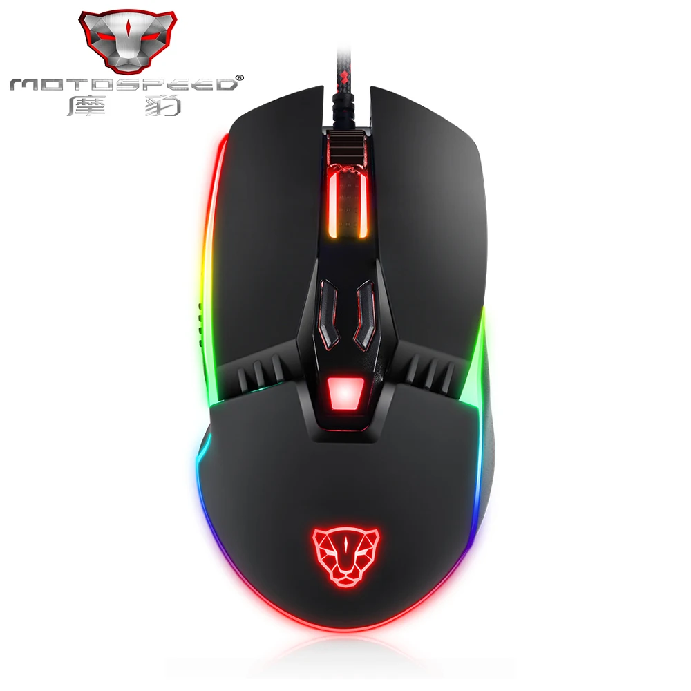 Motospeed V20 USB Проводная игровая мышь PUBG PMW3325 5000 dpi PMW3360 12000 dpi RGB светодиодный подсветка оптическая мышь для PUBG FPS Gamer