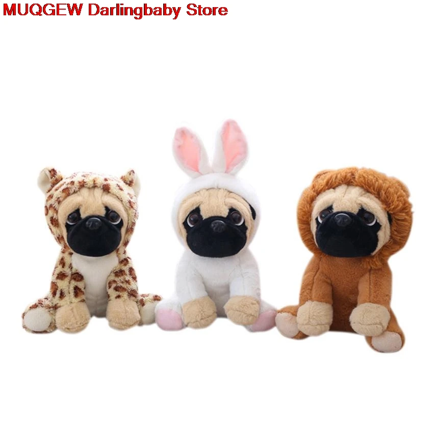 20 см плюшевые игрушки для щенков из мультфильма милое платье кукла щенок
