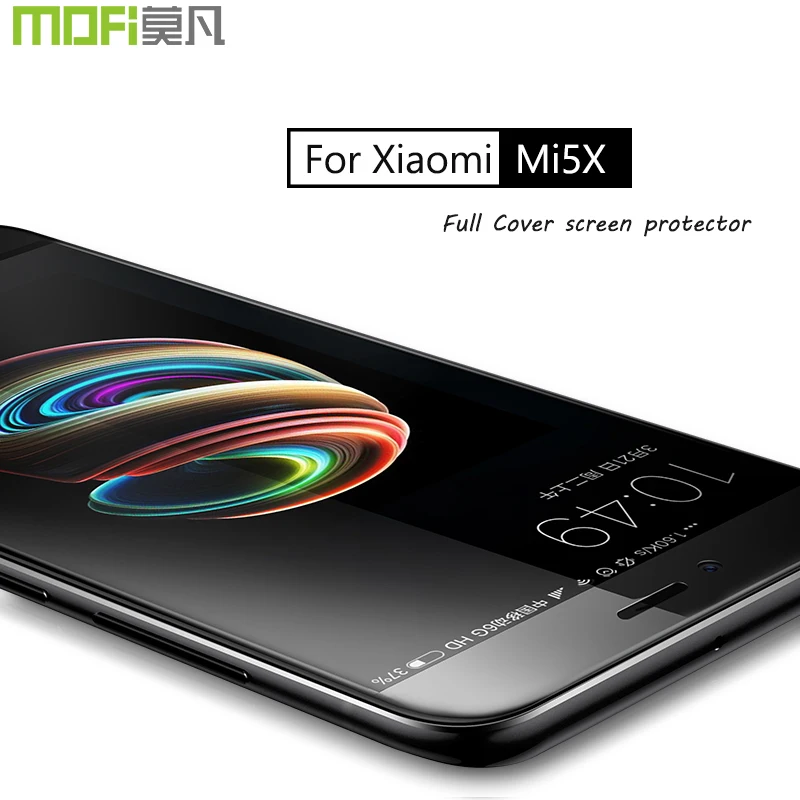 Mi5X стекло Xiaomi закаленное MOFI Mi 5X полное покрытие защита экрана для экранная пленка