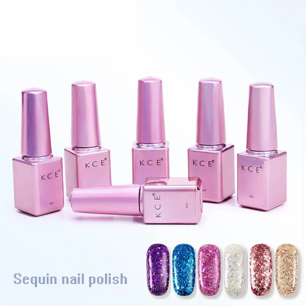 LEARNEVER 15 Colors 6ML Fashion UV Nail Polish Gel Glitter Shinning Long Lasting LED | Красота и здоровье