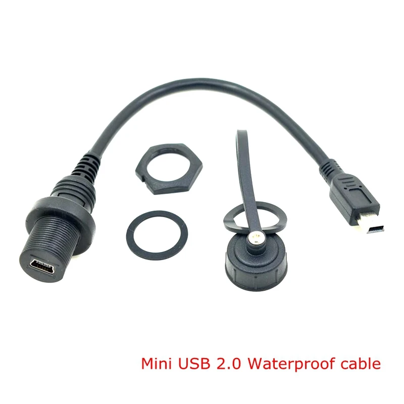Водонепроницаемый мини кабель USB 2 0 IP67 м 1 папа мама IP 67 водонепроницаемый