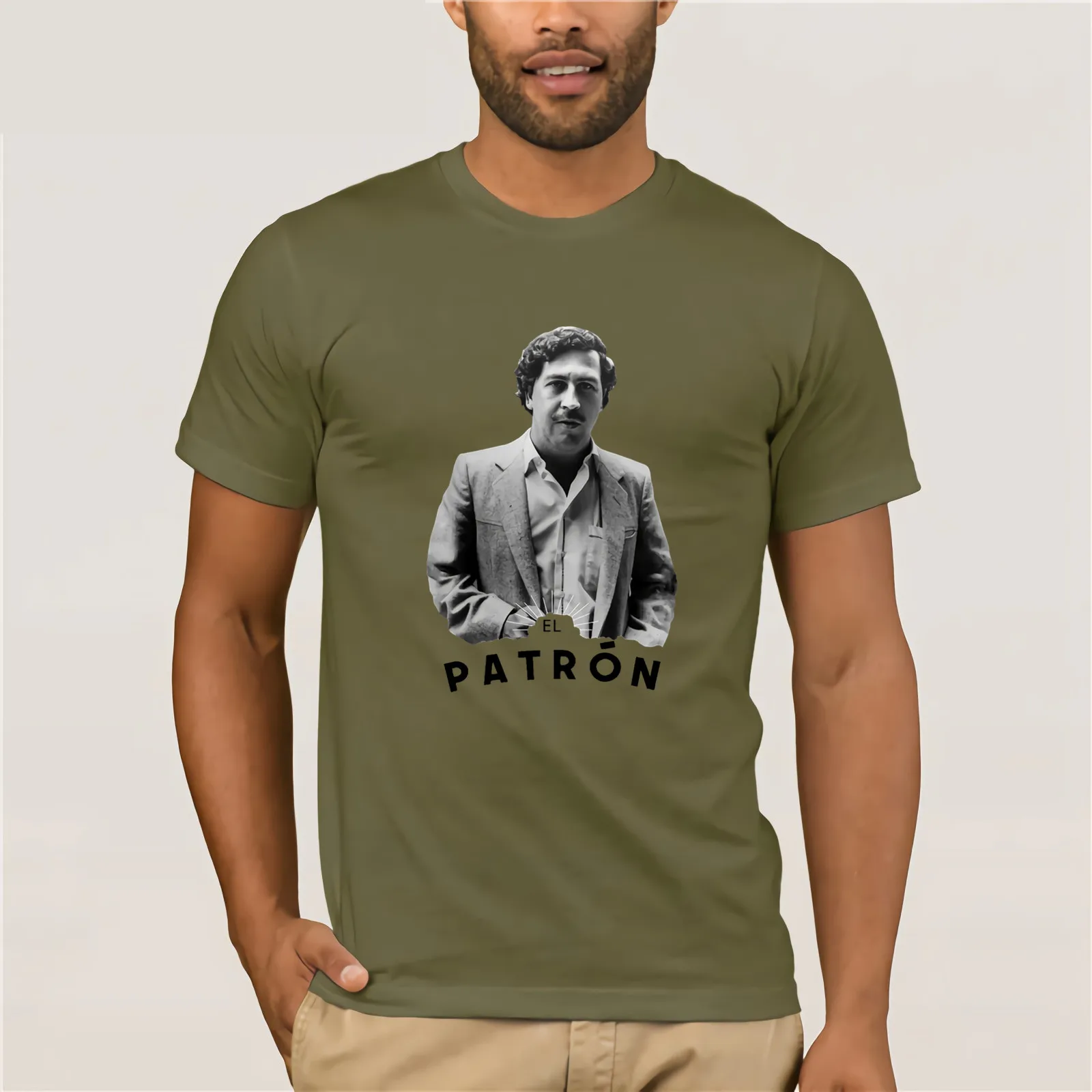 Крутая футболка Пабло Эскобар El Patron подростковые футболки с коротким рукавом