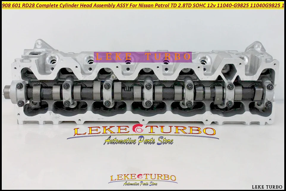908 601 RD28 головки цилиндров в полной сборке ASSY для Nissan патруль 2.8TD SOHC 12v 11040 G9825 11040G9825