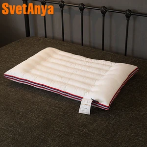 Svetanya тонкие 3d подушки для сна прямоугольник 1 шт 48x74 см стандартный размер - Цвет: 20174157