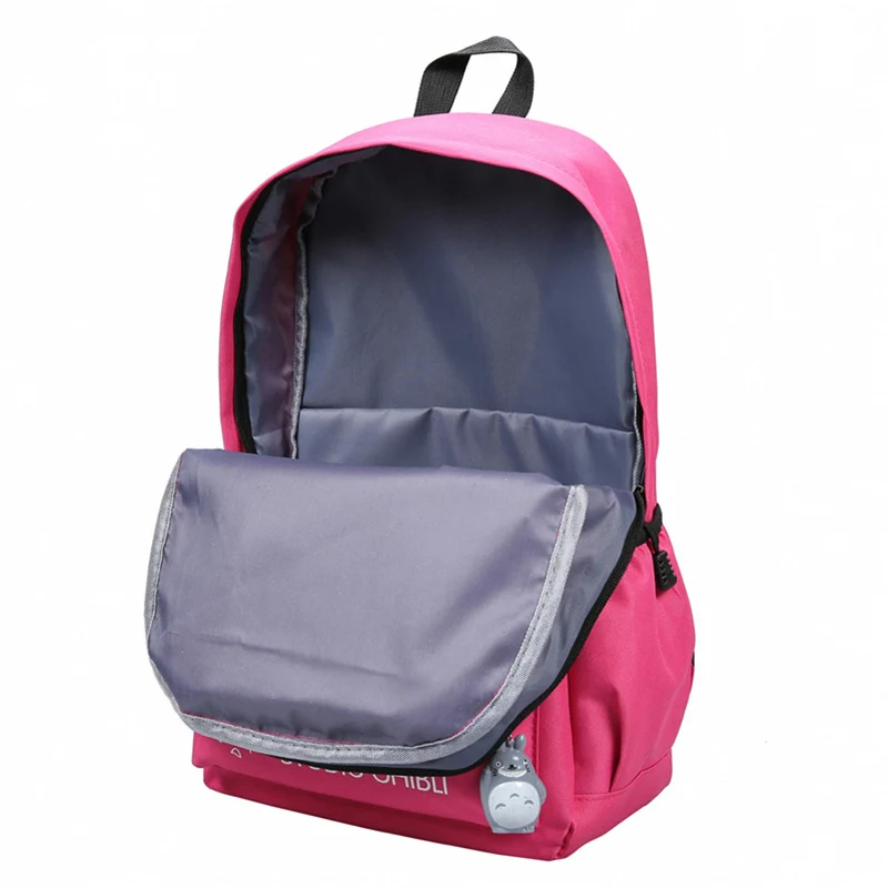 Totoro рюкзак для мужчин и женщин дорожный софтбэк Холщовый Рюкзак Mochila девочек