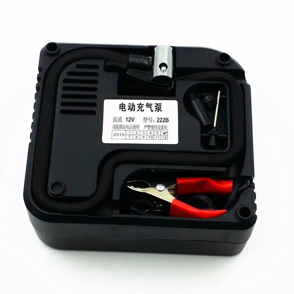 Auto Car Electric Tire Air Inflator Pump Also For Sports Balls Indoor Inflatable Sofa .ballon