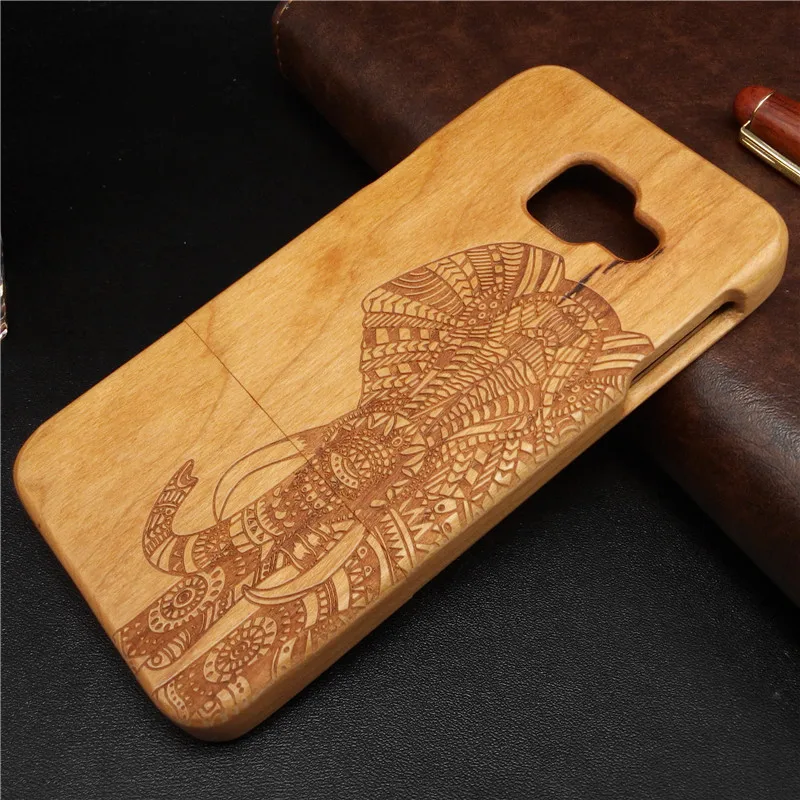 Wood Cases For Samsung A3 2016 Original Real Grain Back Cover Coque A5 S9 Plus Wooden Phone Housing Fundas |