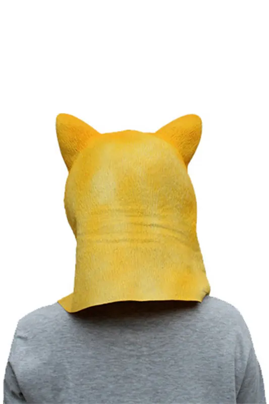 Высококачественная маска на все лицо с изображением собаки Шиба ину для вечерние