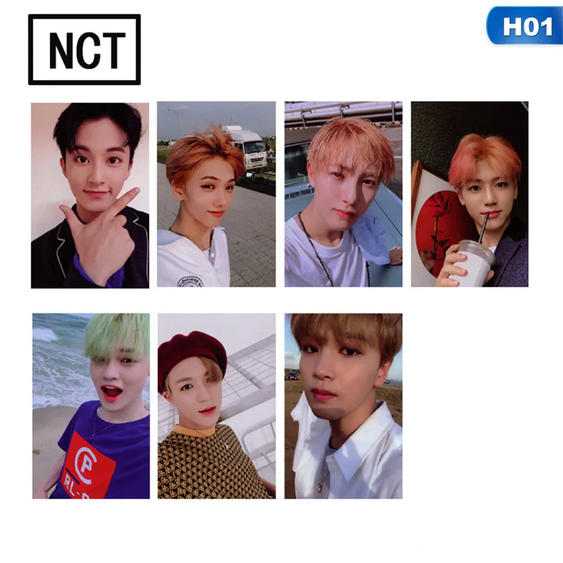 7 шт./компл. K POP NCT DREAM 2018 мини 2 альбома We Go Up самодельные Lomo карты автограф