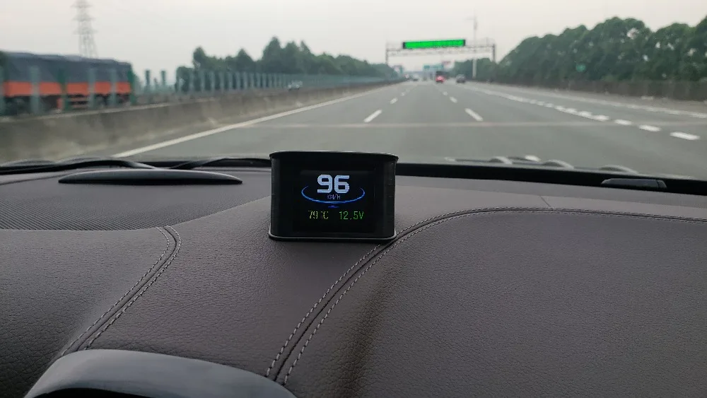 Hud Дисплей OBD Компьютер Автомобильный проектор скорости Цифровой скорость метр расход топлива Температура Датчик приспособление для диагностики obdii