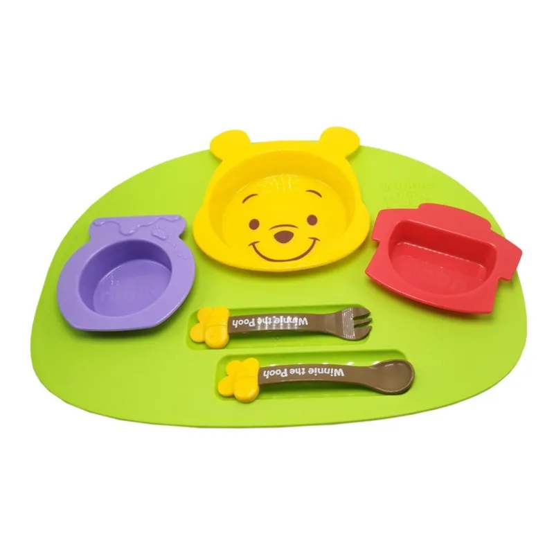 6 шт./компл. новый детский набор посуды мультяшный милый рисунок детская посуда