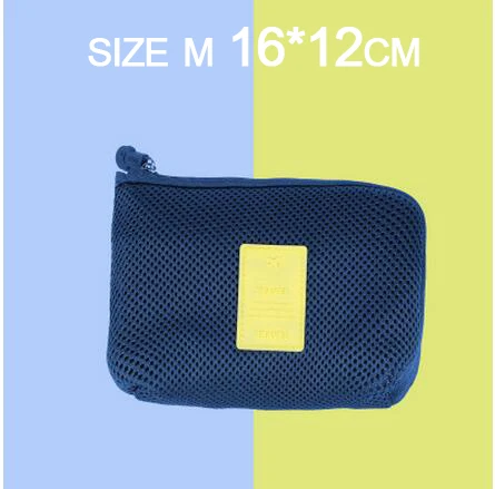 Blue Size M IUX Путешествие поездка Документ Органайзер Кошелек Водонепроницаемый Обложка на паспорт для поездок и других документов кредитницы - Цвет: Blue Size M
