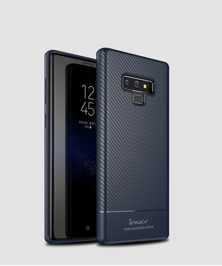 Для samsung Note 9 Чехол iPaky Coque для samsung Galaxy Note 9 чехол силиконовый чехол из углеродного волокна TPU чехол для samsung NOTE9 чехол s 6,4"