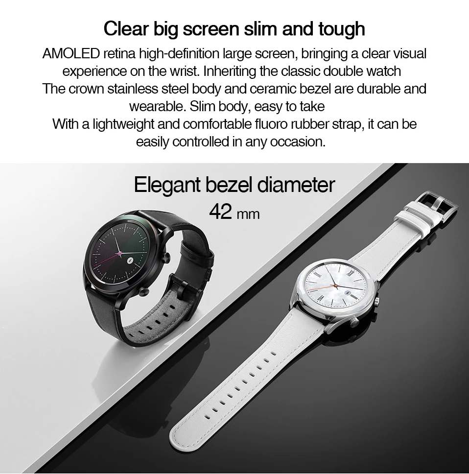 Новые оригинальные часы huawei GT уличные умные часы gps 1,39 'AMOLED экран плавание Бег Велоспорт фитнес трекер научный тренер