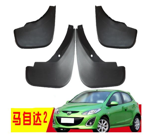 4 шт специально для Mazda 2 2011 2019 Авто Брызговики автомобильные щитки