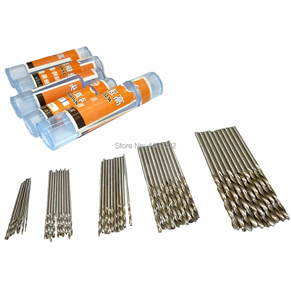 

50pcs HSS Twist Drill Bit Micro Model Craft Drill Bits HSS Micro Bits Watch Jewellery Craft Repair 0.6mm 0.8mm 1mm 1.5mm 2mm