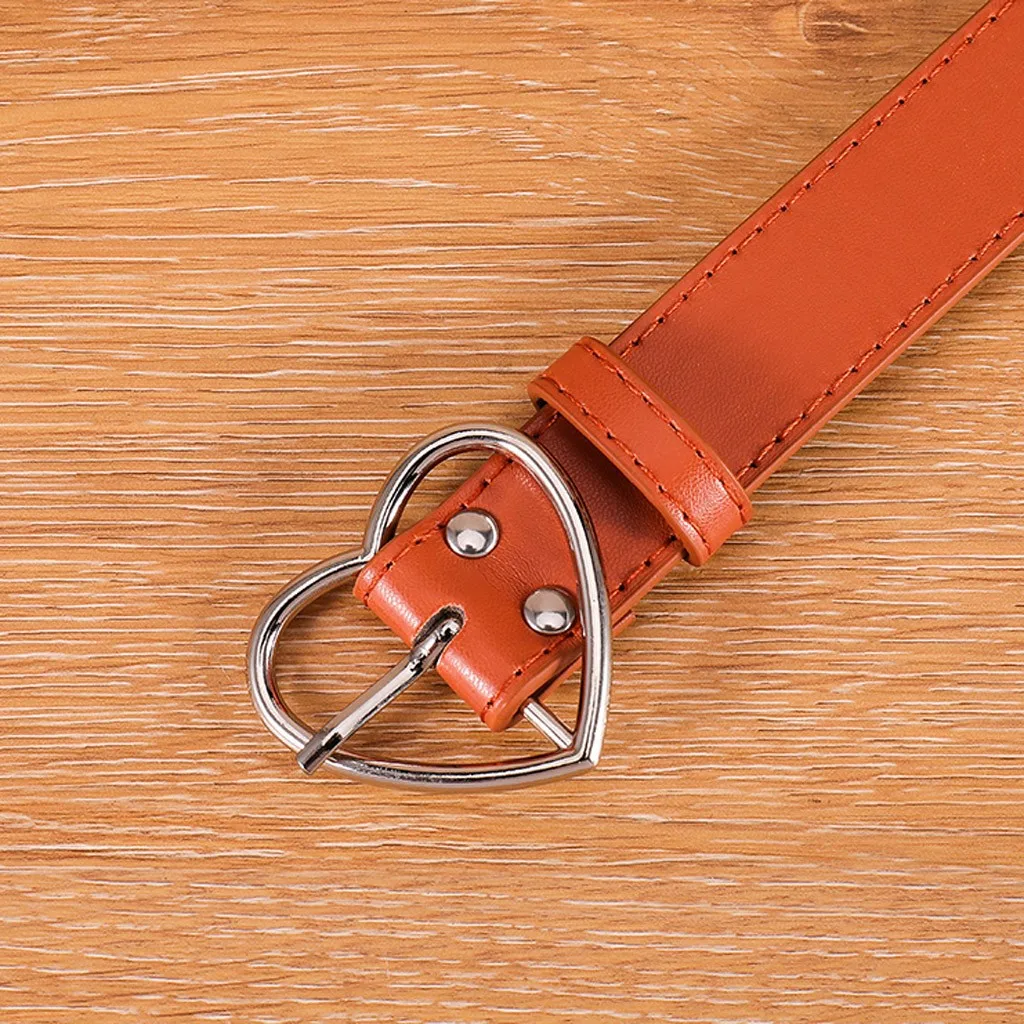 Женские кожаные ремни SAGACE тонкие облегающие карамельных цветов регулируемый