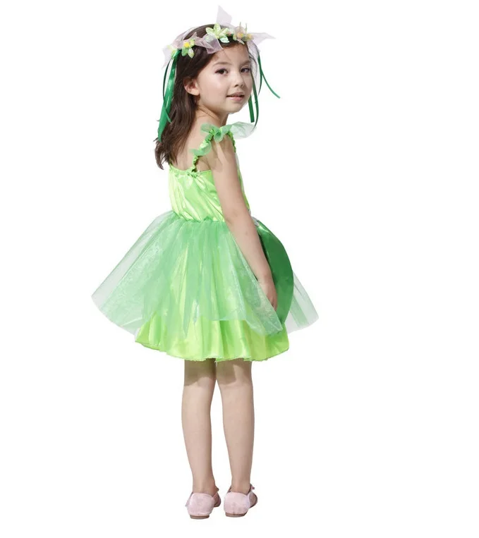 Детское весеннее сказочное платье Зеленая паулка|fancy dress|dress tinkerbelltinkerbell cosplay |