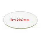 Круглый 120x3 мм боросиликатное стекло плита для монопода MP Мини Delta 3D принтер сборка поверхности Горячая кровать