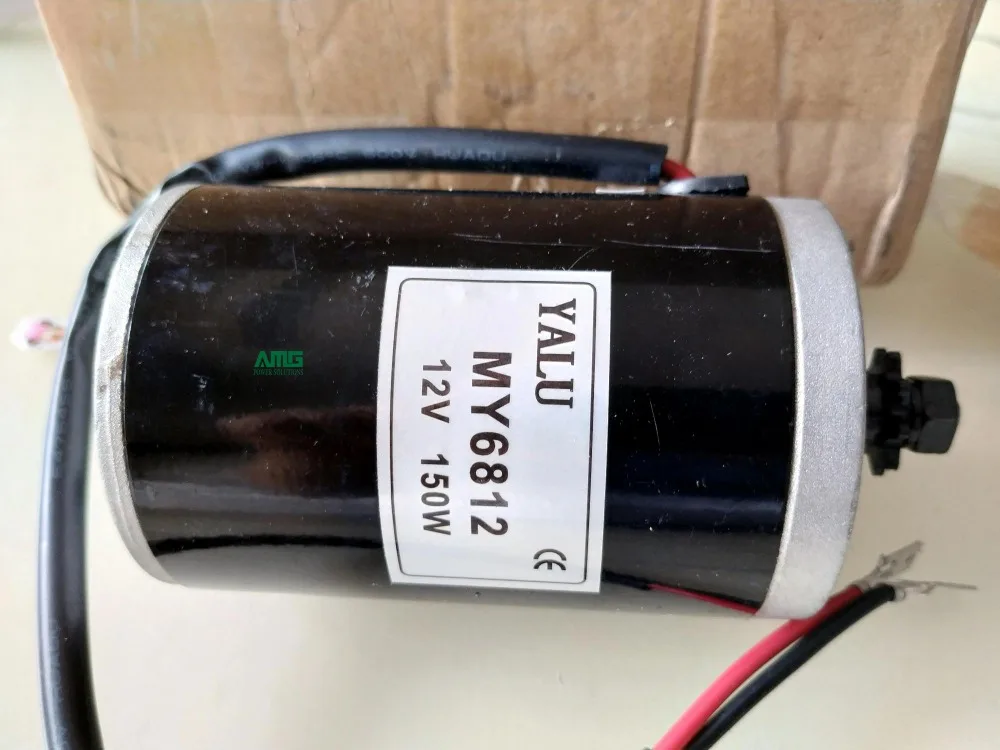 MY6812 150W DC 12 V/24 V 2750 об/мин высокоскоростной двигатель щетки для электрических Трехколесных велосипедов, электрический самокат мотора, зубчатая передача/решетчатая Надставка борта кузова шкив опционально