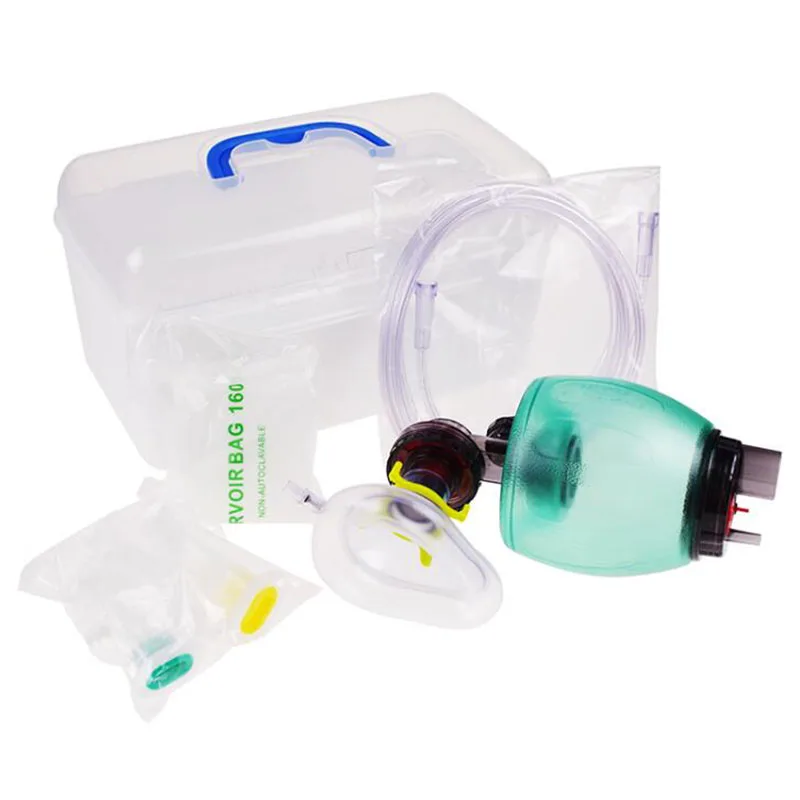 Hot sale Portable PVC material respirator adult child breathing machine airbag mask artificial resuscitation device | Красота и
